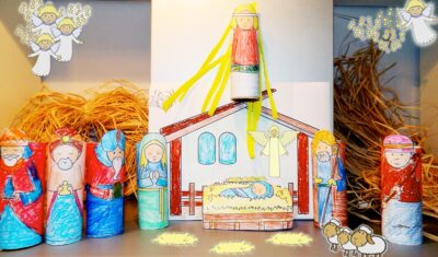 Izradite posebne jaslice sa svojim djetetom