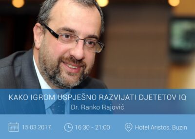 Dr. Ranko Rajović održat će praktičnu edukaciju u Zagrebu 15. ožujka 2017.