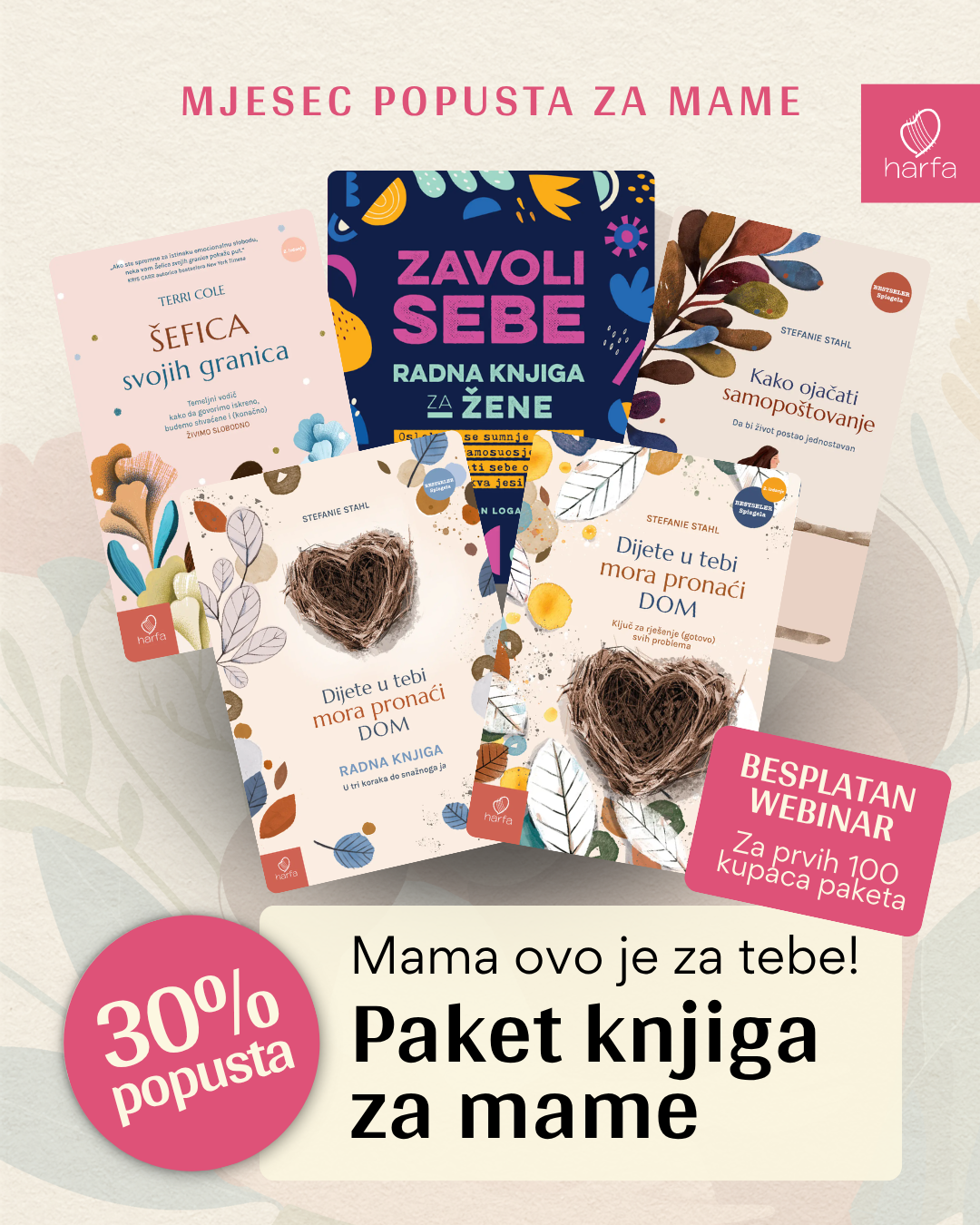 Paket knjiga za mame